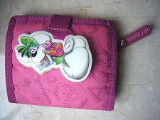 💟💥Kinderbörse Geldbeutel*Diddlina*Pink mit Glitzer, wenig benutzt