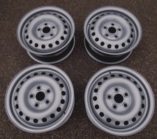 4 x VW Stahlfelgen 6Jx15H2 5x112 ET55  VW T4 CARAVELLE, MULTIVAN, TRANSPORTER #