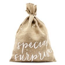 Weihnachtssack Special Surprise aus Jute 40x55cm Weihnachtszubehör Jutebeutel