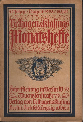 Velhagen klasings - velhagen, &