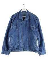 Vintage 00s Wende Jeans Jacke Blau XL Herren