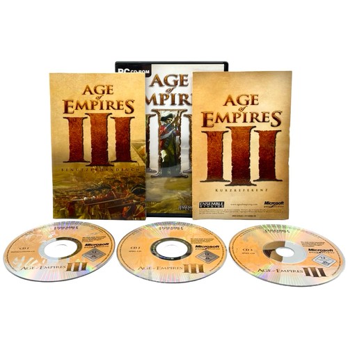 Age empires iii 3 cds - iii, pc