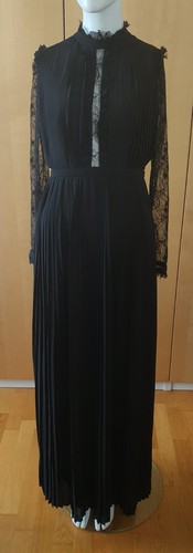 Kleid tfnc schwarz spitze maxi - kleid,