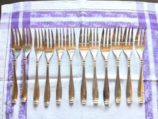 Wilkens Martin Art deco Besteck versilbert 90 Kuchengabeln 12 Stück
