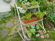 Fahrbarer Pflanzen/Blumenwagen von Kahler für Präsentation + Verkauf