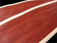 5 Blatt PADOUK FURNIER - Edelholz Möbel Schreiner Tischler Brett Regal