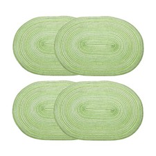 Ovale, geflochtene Tischsets