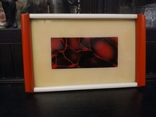 DDR Tablett mit Glasboden -