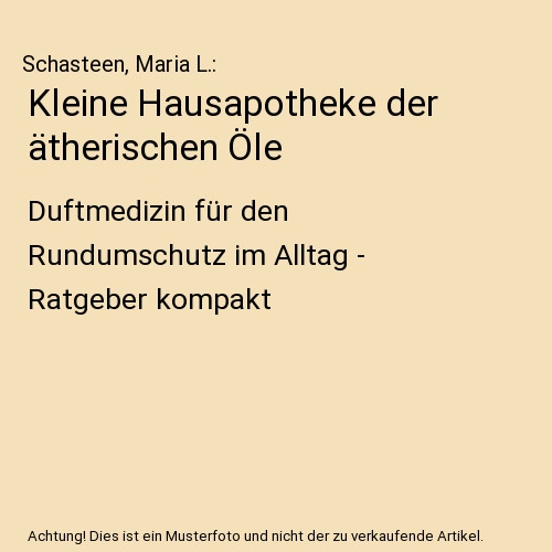 Kleine hausapotheke der - kleine,