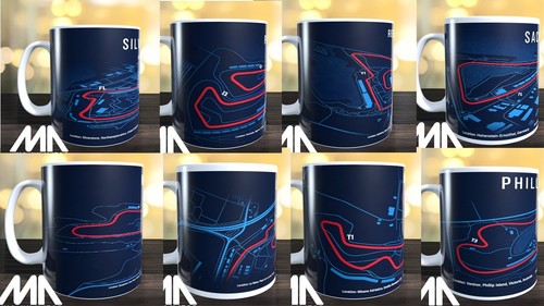 Motogp track mug circuit map - mug,
