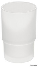Häfele Zahnputzbecher Ø 67 mm Glas satiniert 200 ml