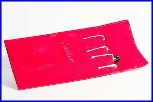 Cartier etui aus samt rot - cartier, in