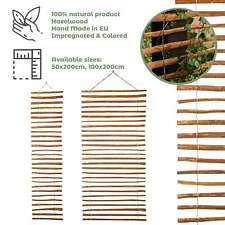 Rankgitter aus Haselnuss für