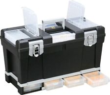 allit Werkzeugkoffer McPlus Depot S23 PP schwarz Kleinteile Fächer Mehrzweck Box