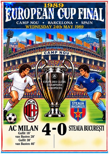 Poster europapokalfinale 1989 - europapokalfinale,
