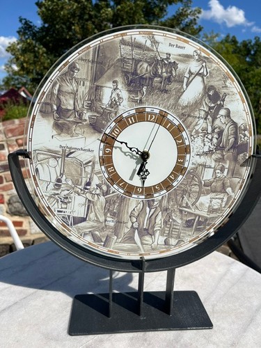 Tischuhr quarz glasplatte - tischuhr,, quarz,