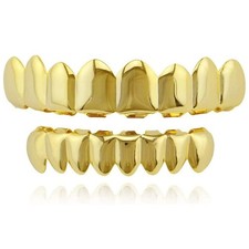 Hip Hop Teeth Grill Set，18K