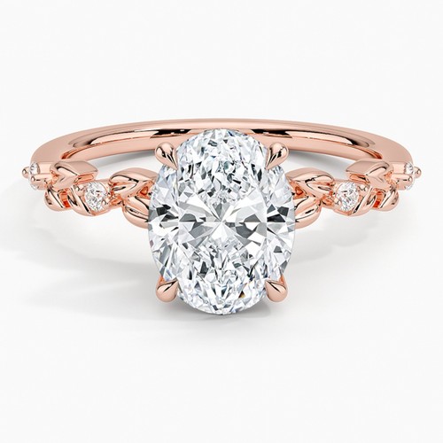 14k rotgold diamant - 14k,