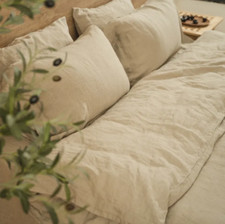 Reine 100% Leinen Kissen Bezug