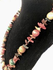 Autumn Harvest Necklace Wood