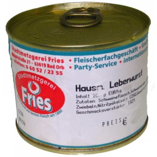 Hausmacher - (15,95 €/kg),