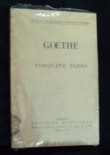 Kladde Tagebuch Notizbuch, chamois, GOETHE Torquato Tasso, blanco, alt-unbenutzt
