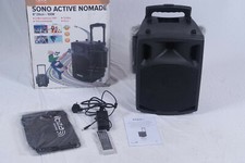 Mobile Anlage mit Akku Trolley Bluetooth USB CD MP3 Box Karaoke Ibiza NOMAD8CD 1