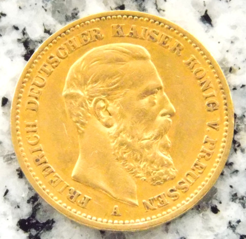 Goldmünze mark 1888 a - mark,