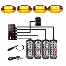 4x 12LED Frontblitzer LED