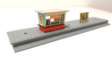 H0  - Bahnsteig Kiosk Werbung