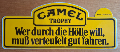 Aufkleber camel trophy - "camel, trophy"