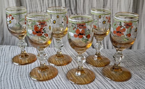Böhmische likörgläser - böhmische,