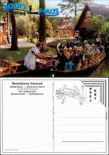 Ansichtskarte Burg (Spreewald) Borkowy (Błota) Bootshaus Conrad 1995