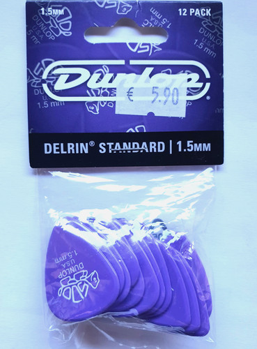 Dunlop 41p1 picks delrin - dunlop,