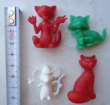 Sammlung 4 Kaugummifiguren