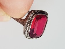 Antik 835 Silber Ring mit