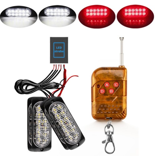 4stk 12led auto - 4stk, frontblitzer