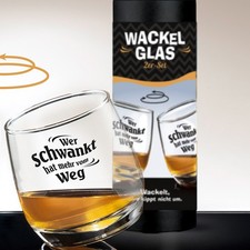 Wackelglas "Wer schwankt hat