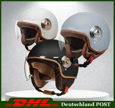 Harley Motorradhelm Stil Retro