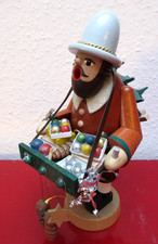 Baumschmuckhändler -Richard Glässer- Räuchermann -ungeraucht-Bauchladenverkäufer