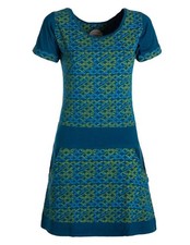 vishes Kleid Tunika Goa Hippi Sommerkleid Minikleid