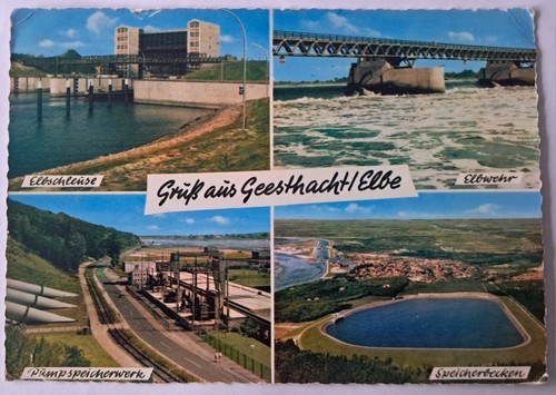 Gruss aus geesthacht - ak, geesthacht/elbe