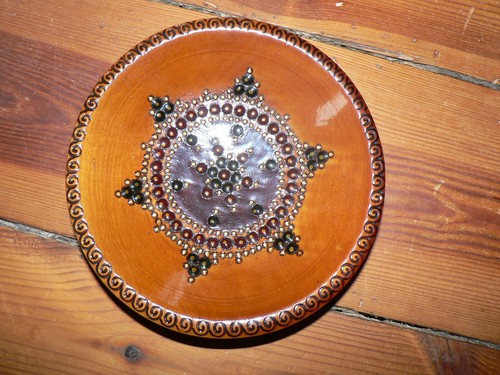 Kleiner dekoteller holzteller - dekoteller,,