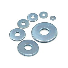 Unterlegscheiben DIN 9021 Beilagscheiben Karosseriescheiben verzinkt M3–M24
