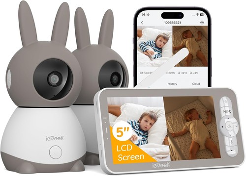 Iegeek babyphone mit 2 - babyphone, 2k