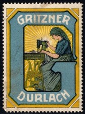 Vintage Germany Poster Stamp