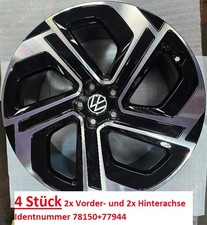 VW ID.7 20"Zoll Alufelgen 4 Stück 14B601025R(T) 2x VA 2x HA (1570.2)