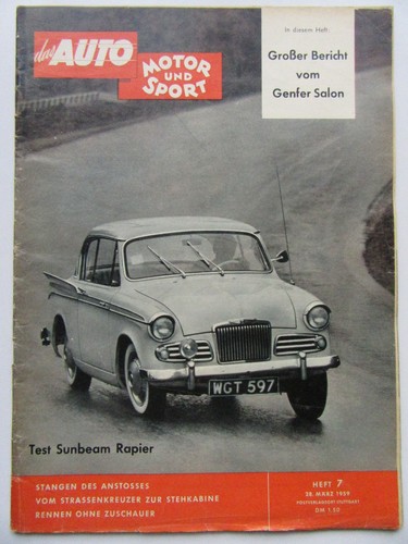 Auto motor sport 1959 - motor, 7/1959