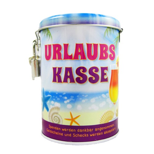 Urlaub spardose mit schloss - spardose,