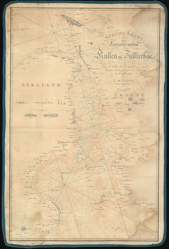 Seekarte öresundstraße 1830 - seekarte,